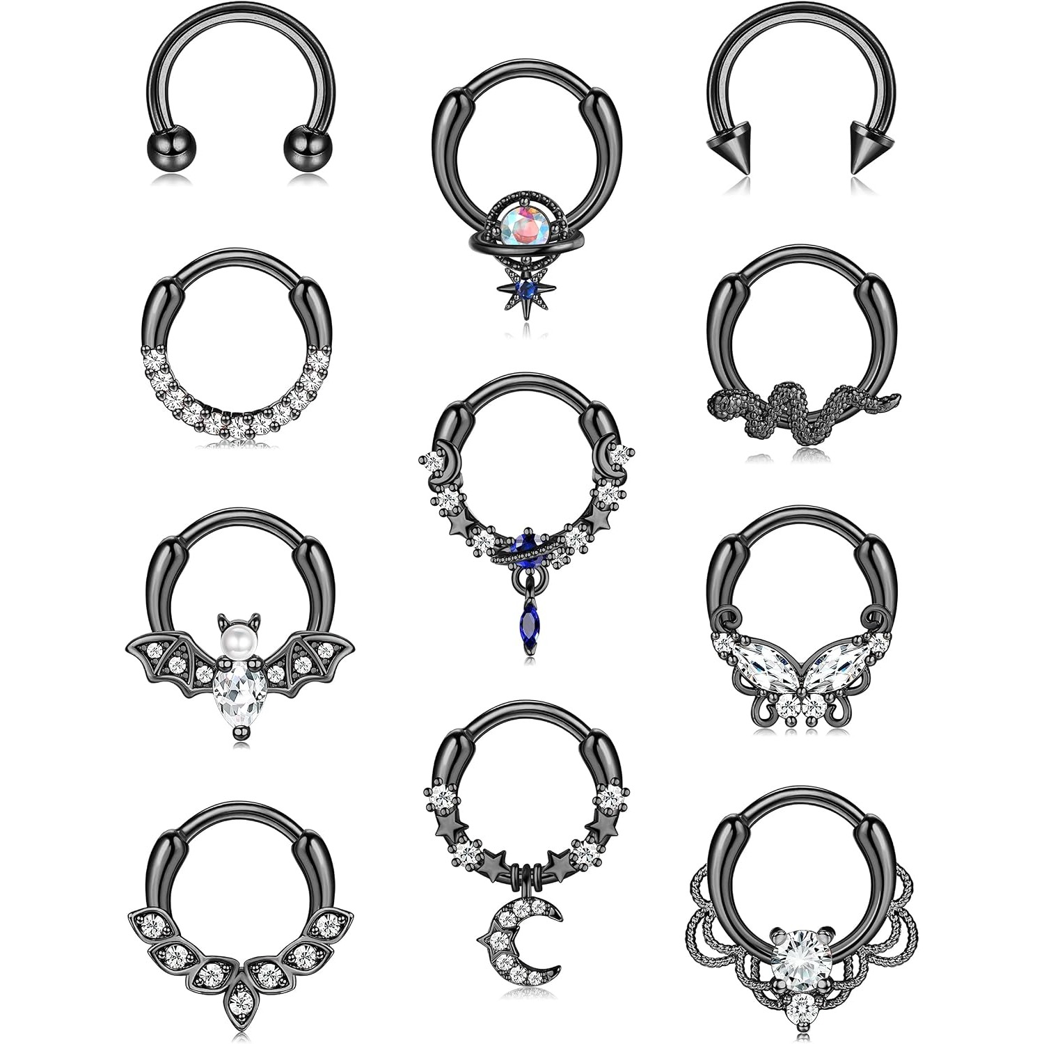 Body Jewelry For Sensitive Skin - FASACCO Septum Halkaları Septum Piercing Takı
