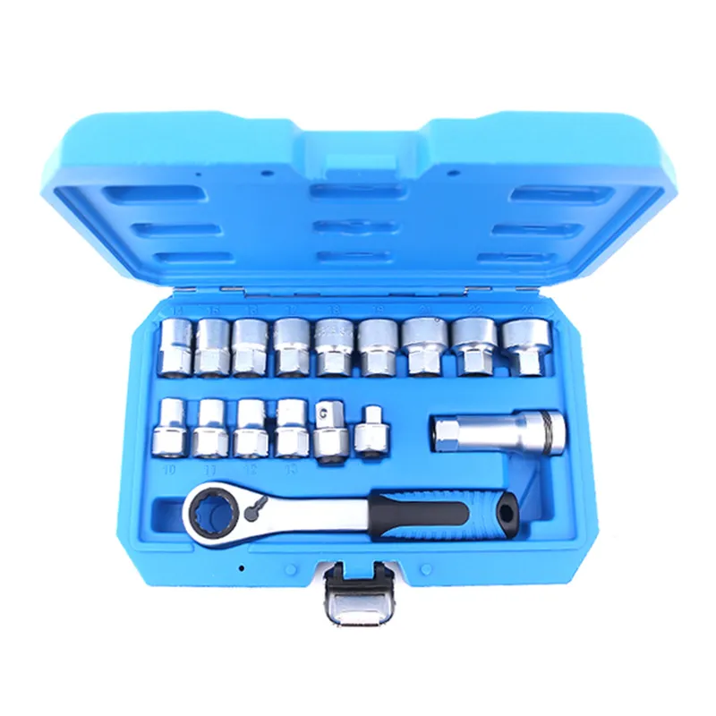 Body Jewelry Removal Tool - 17 Parçalı Piercing Ratchet Sleeve Çok