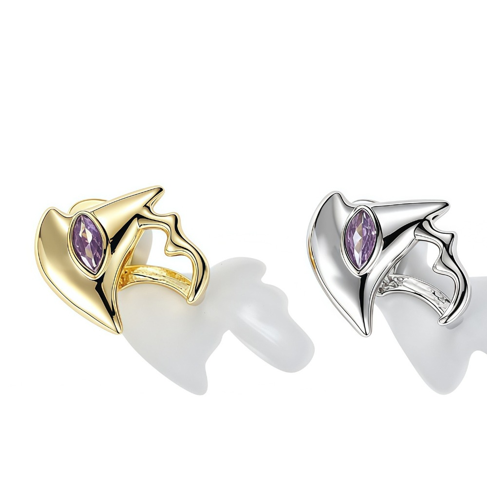 Body Jewelry Real Gold - Markiz Zirkon Diş Grillz Bakır Gerçek