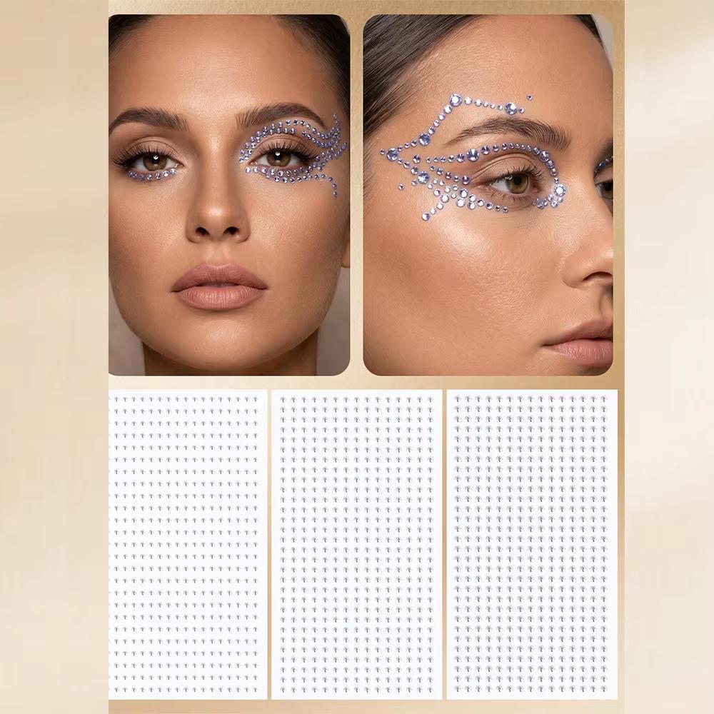 Body Jewelry Nose - Sahte Burun Halkaları Yüz Taşları Saç
