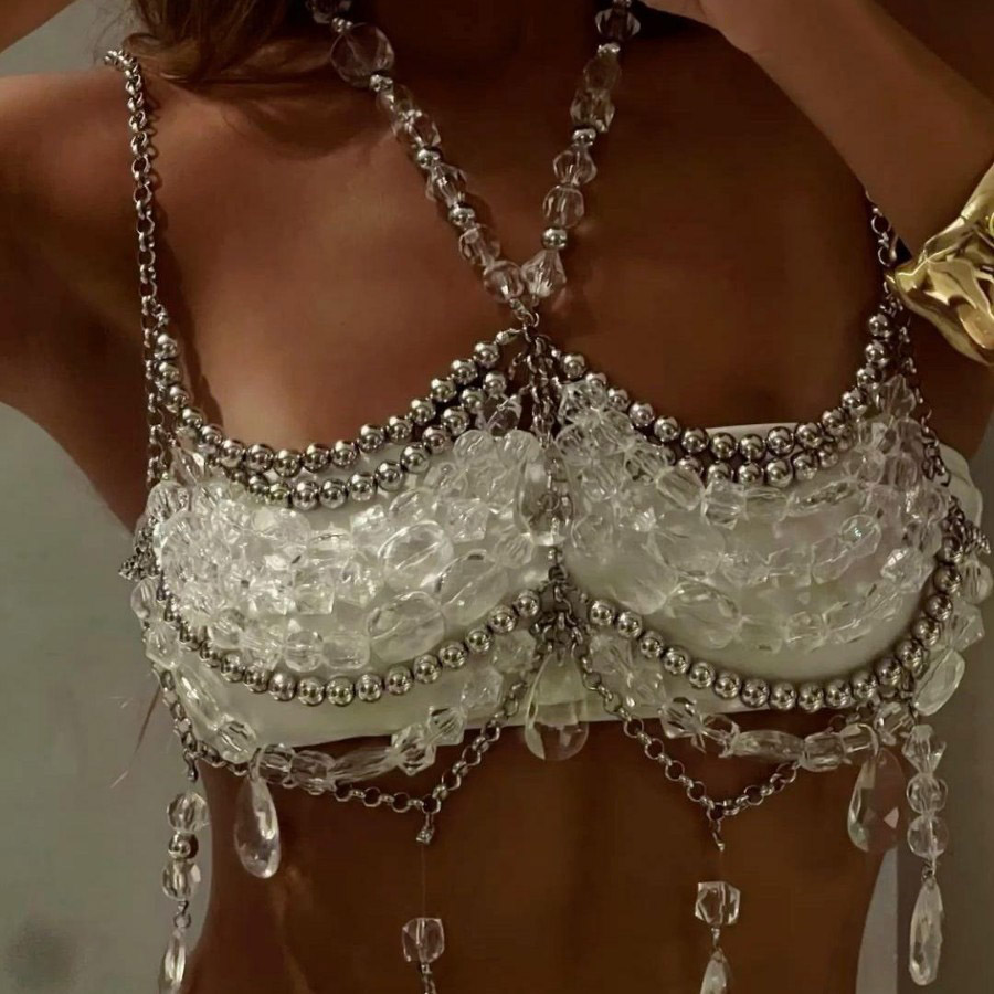 Body Jewelry Vest - 2025 El Yapımı Müzik Festivali Kıyafetleri