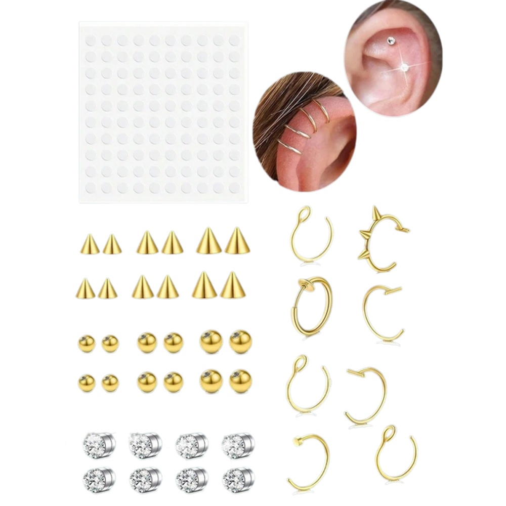 Body Jewelry Nose - Kadınlar İçin Sahte Burun Halkaları, Sahte