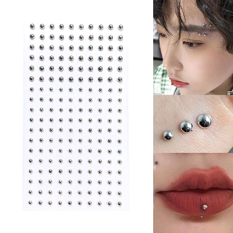 Body Jewelry Nose - Elmas Etiket Sahte Burun Çivisi Kendinden