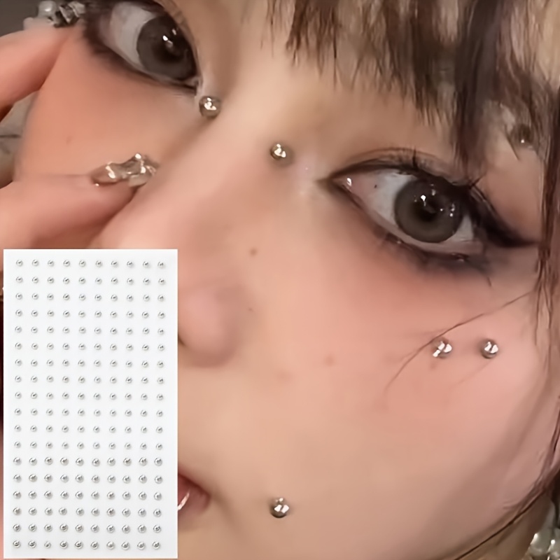 Body Jewelry Nose - 4 Parça Deliksiz Kendinden Yapışkanlı Sahte
