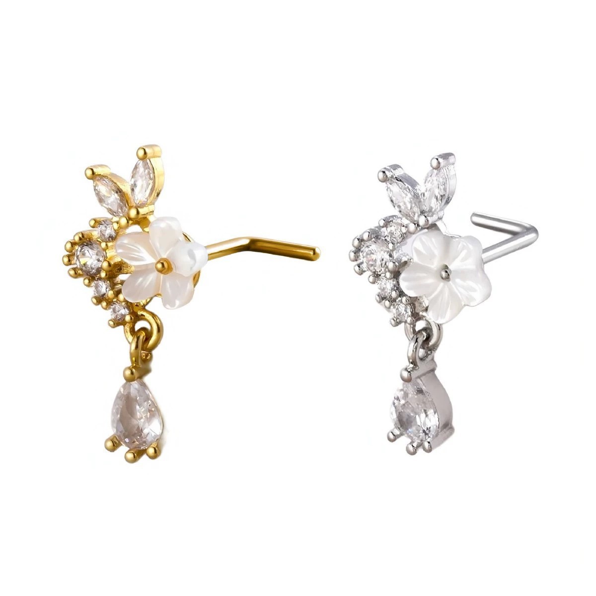 Altın Çiçek Burun Halkası, Sar - Body Jewelry Nose incelemesi ve fiyatı