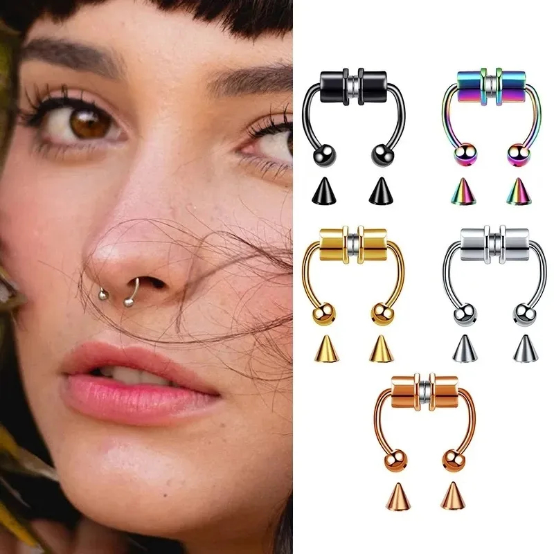 1/2/3 adet sahte manyetik buru - Body Jewelry Nose incelemesi ve fiyatı