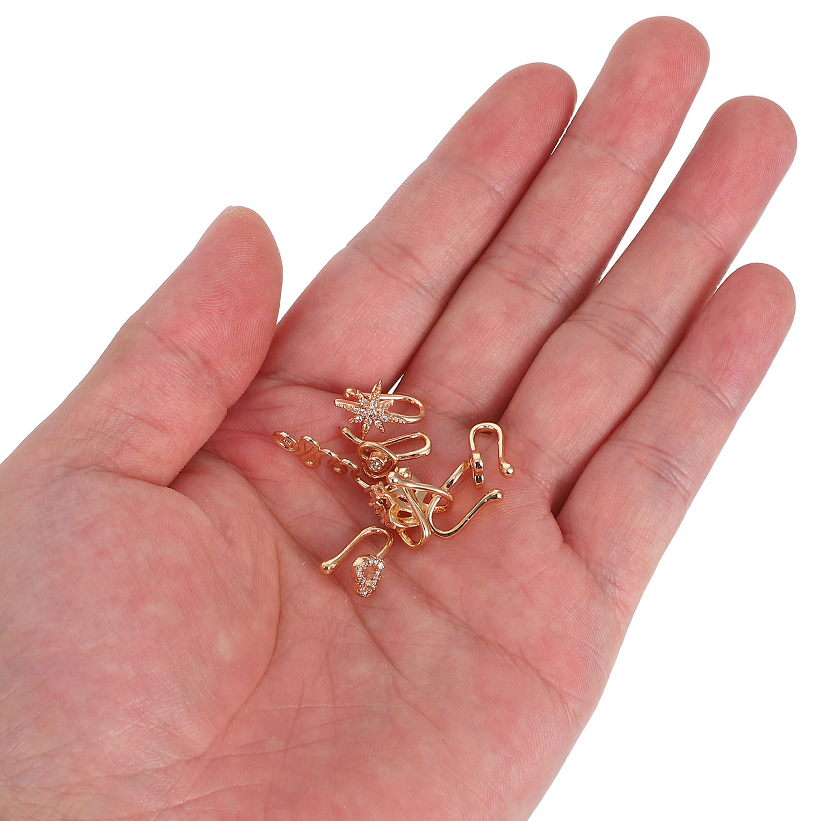 11 Parça Sahte Burun Halkası S - Body Jewelry For Sensitive Skin incelemesi ve fiyatı