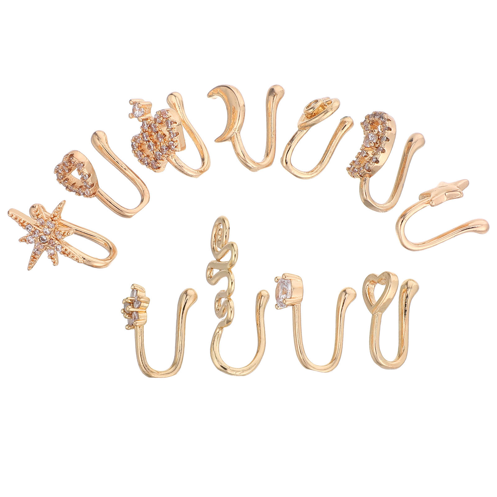 11 Parça Sahte Burun Halkası S - Body Jewelry For Sensitive Skin incelemesi ve fiyatı
