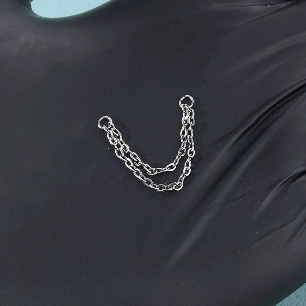 Titanyum Burun Zinciri Üç Katm - Body Jewelry Nose incelemesi ve fiyatı