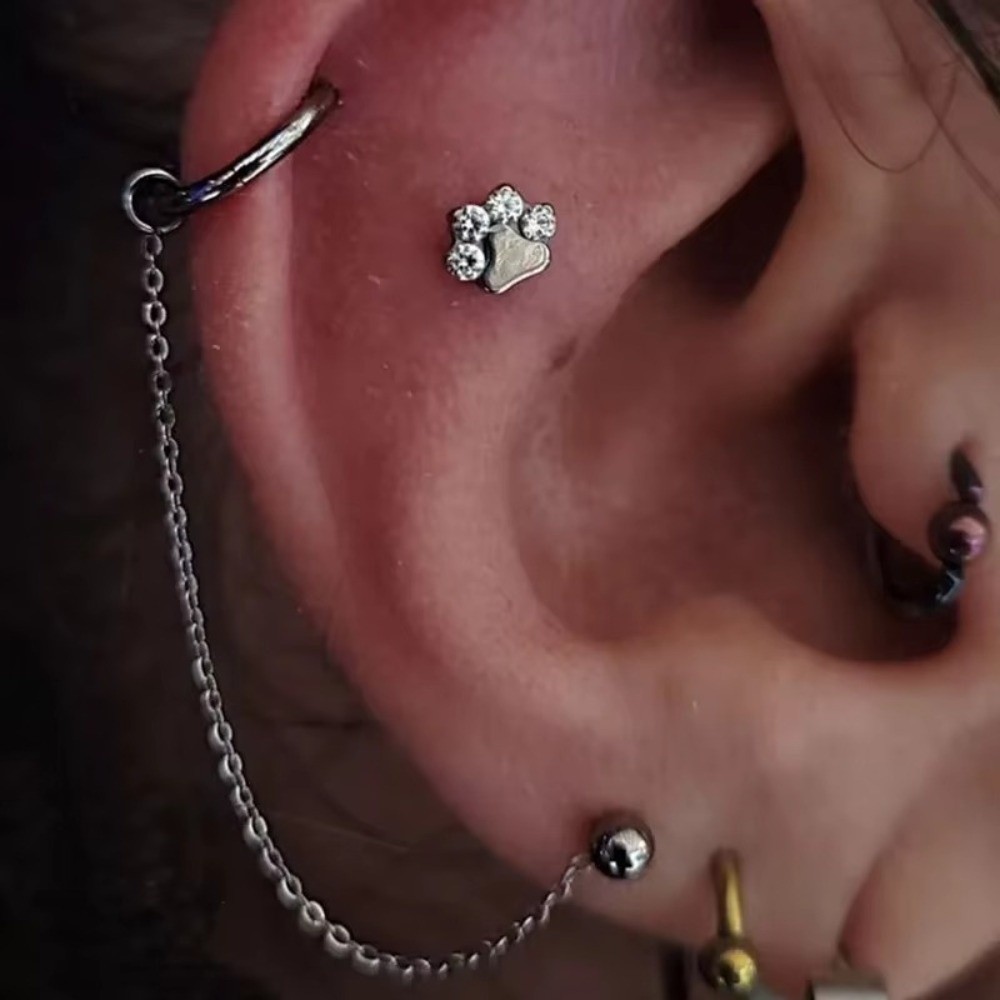 Titanyum Burun Zinciri Üç Katm - Body Jewelry Nose incelemesi ve fiyatı