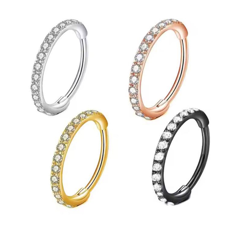 16G Şeffaf CZ Burun Halkası 31 - Body Jewelry Nose incelemesi ve fiyatı