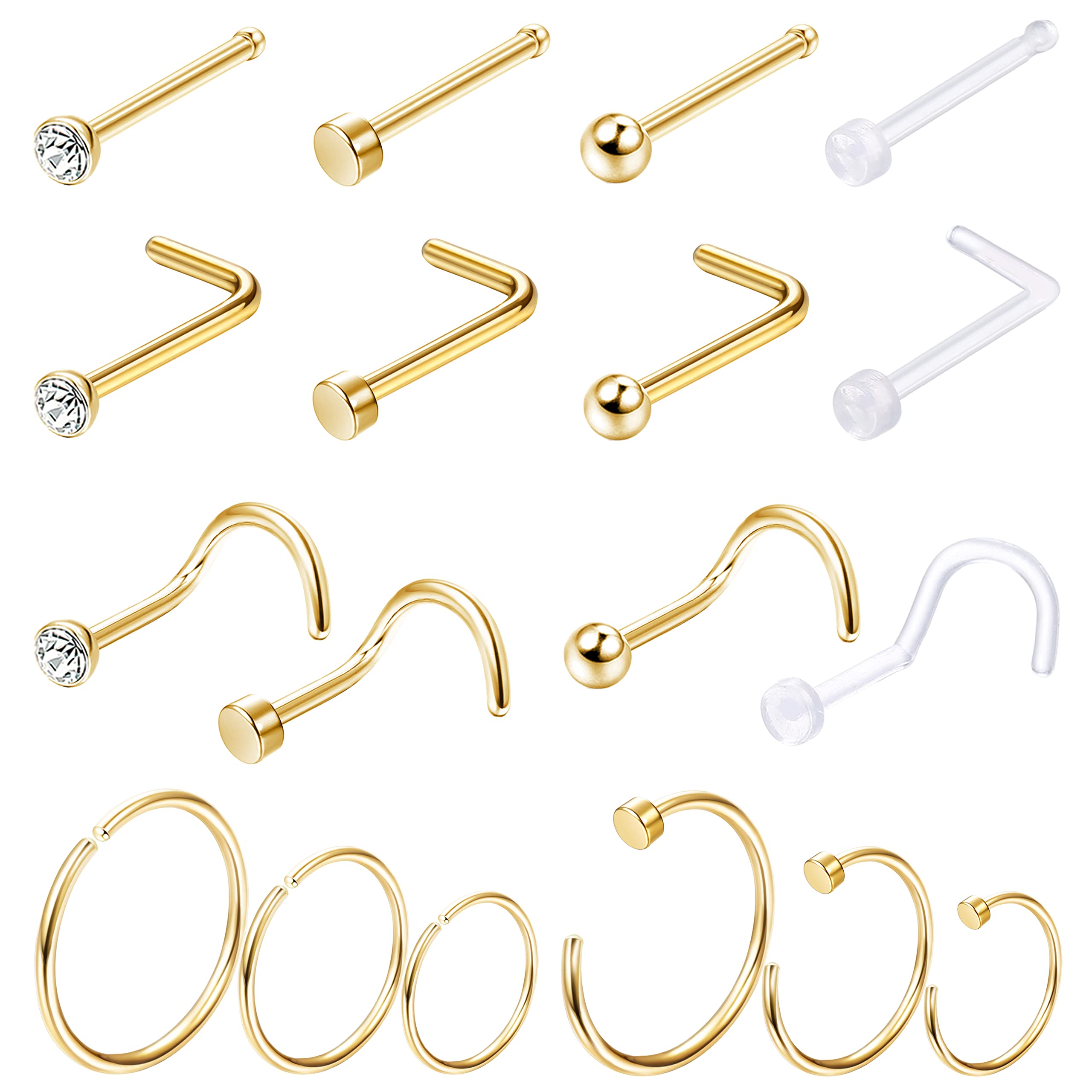 1 adet/18 adet hipoalerjenik b - Body Jewelry For Sensitive Skin incelemesi ve fiyatı