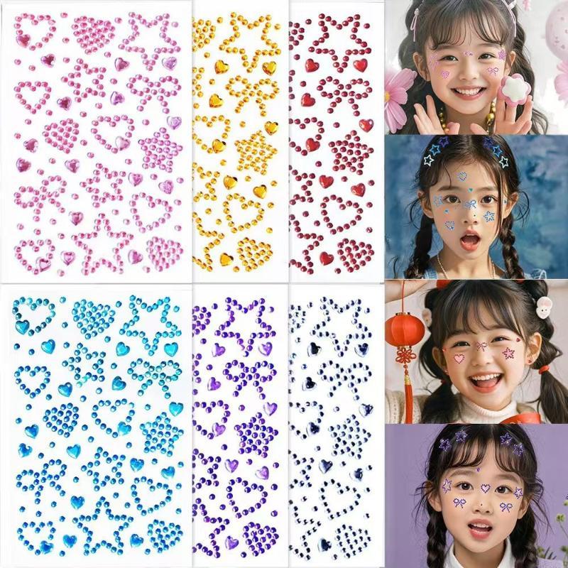 1 sayfalık renkli kendinden ya - Body Jewelry Stickers incelemesi ve fiyatı