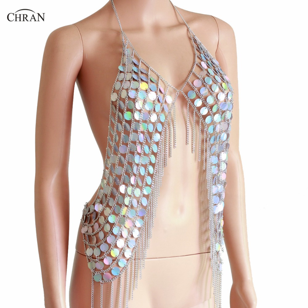Chran yeni seksi kıvılcım yele - Body Jewelry Vest incelemesi ve fiyatı