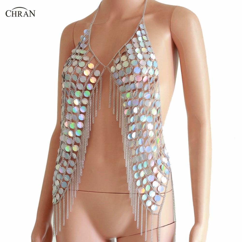 Chran yeni seksi kıvılcım yele - Body Jewelry Vest incelemesi ve fiyatı