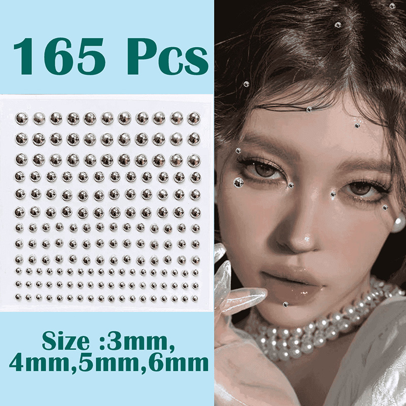 3D Yüz Gözler Parti Makyaj Döv - Body Jewelry Stickers incelemesi ve fiyatı
