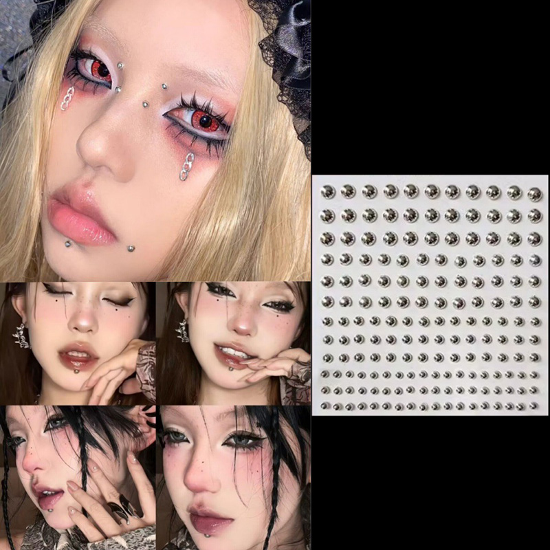 3D Yüz Gözler Parti Makyaj Döv - Body Jewelry Stickers incelemesi ve fiyatı