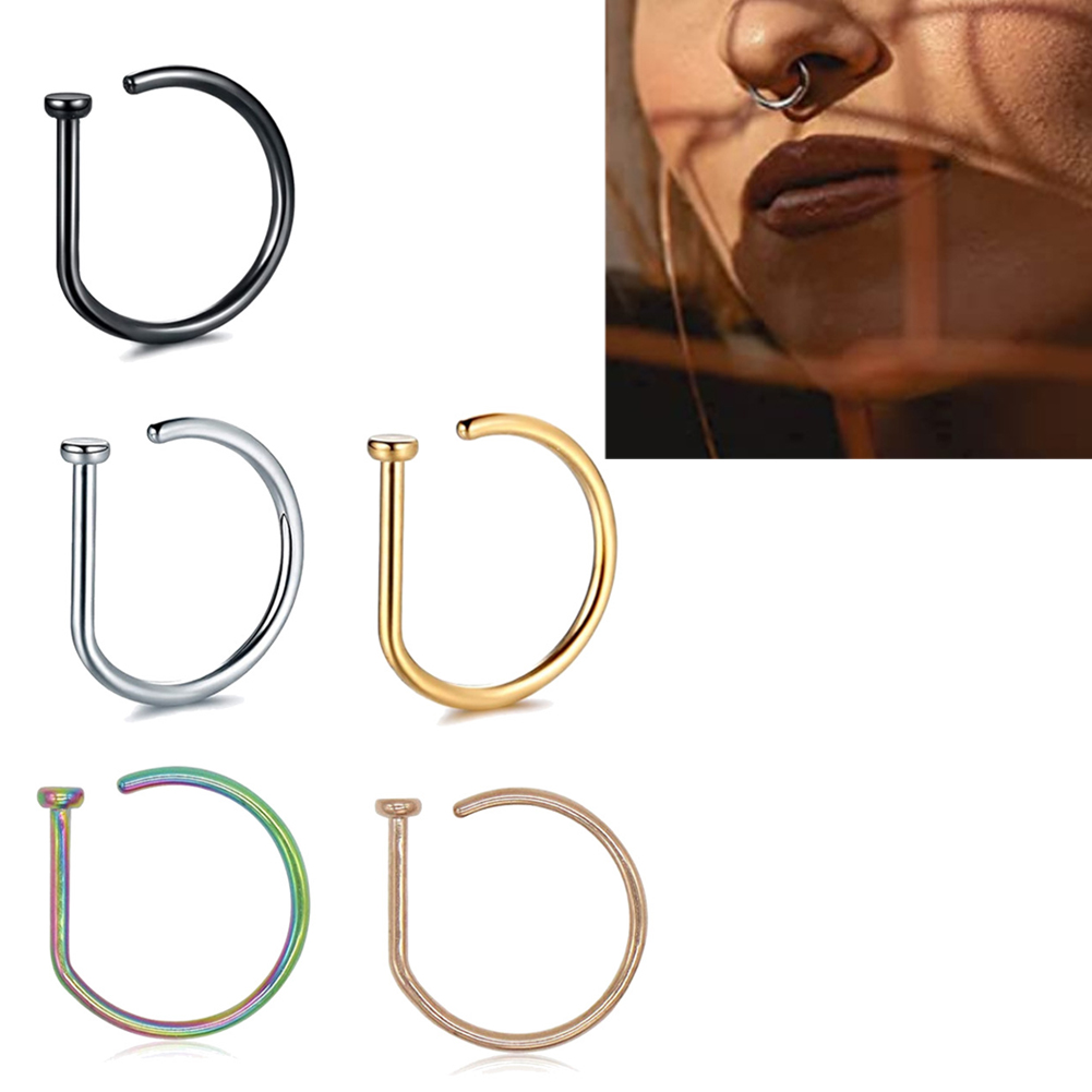 1 adet kadın erkek sahte burun - Body Jewelry Nose incelemesi ve fiyatı