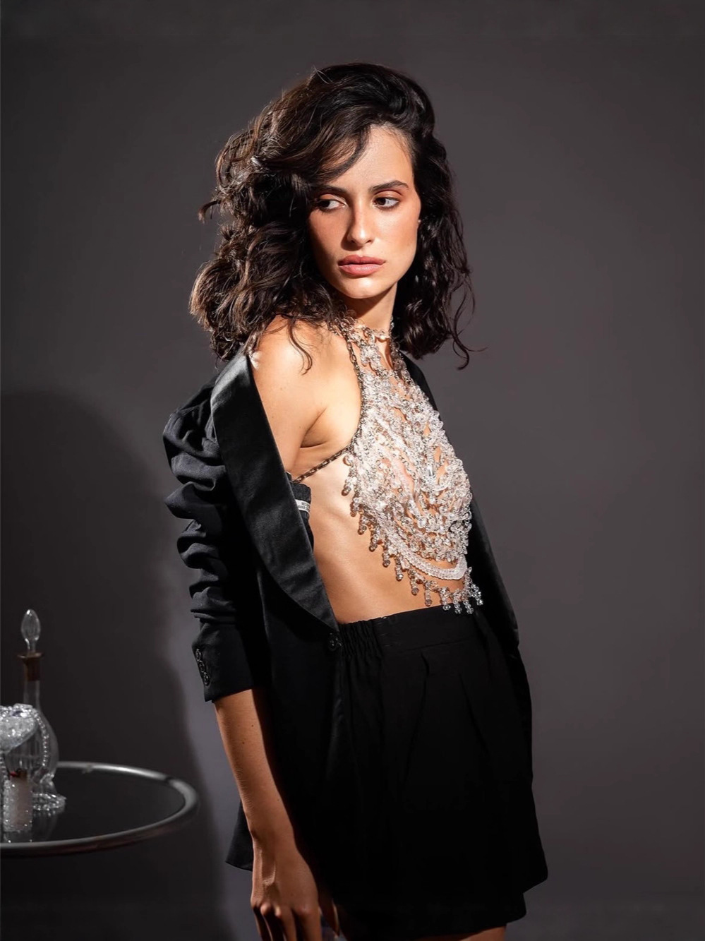 El Yapımı Boncuklu Yelek Şeffa - Body Jewelry Vest incelemesi ve fiyatı