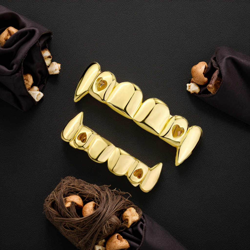 TOPGRILLZ Gold Silver Plated H - Body Jewelry Real Gold incelemesi ve fiyatı