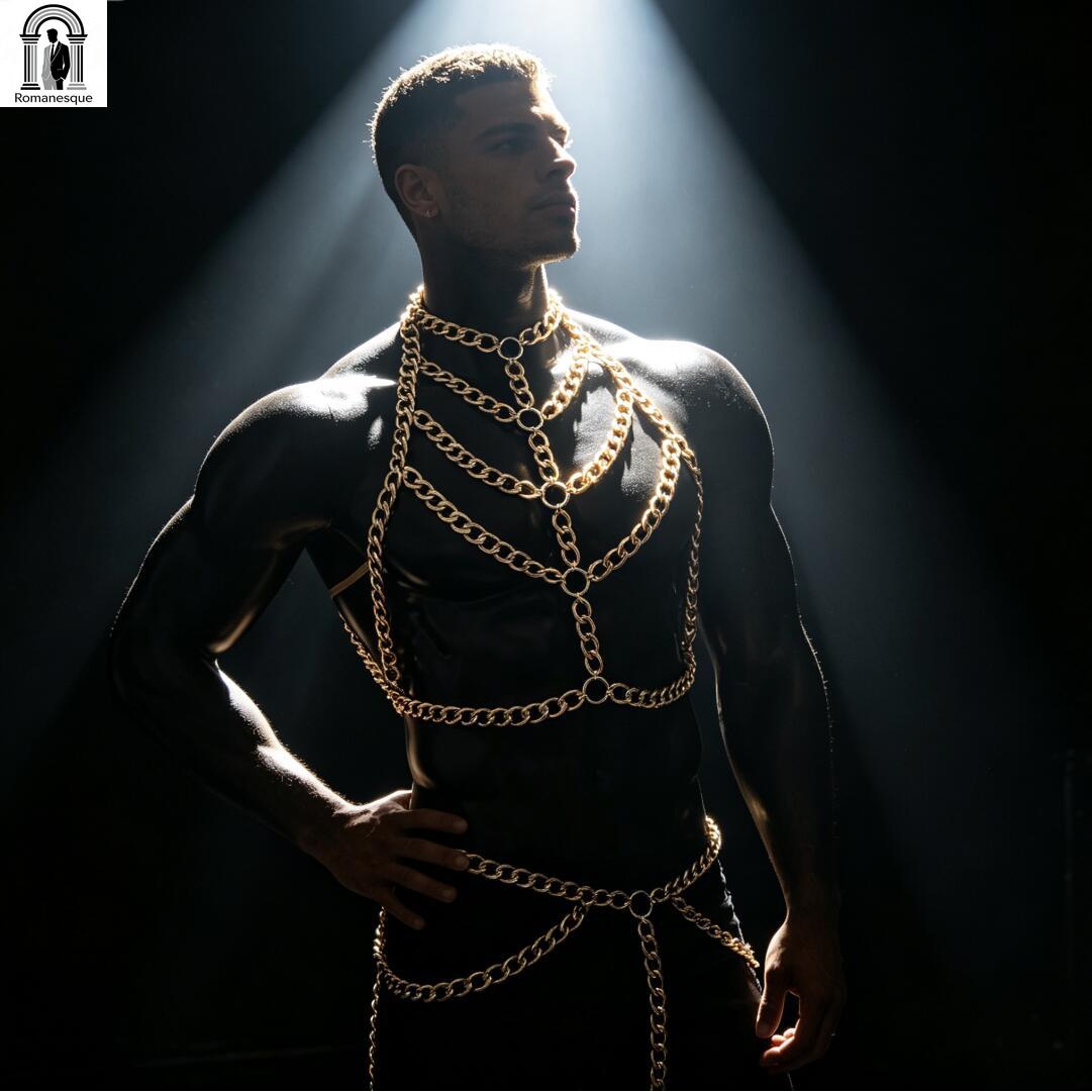 Erkek Gümüş Kalın Zincirli Göğ - Body Jewelry Vest incelemesi ve fiyatı
