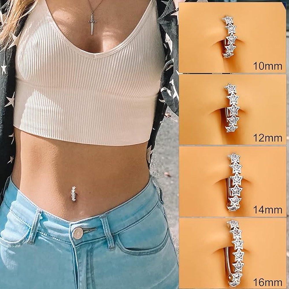 Şık Düğmeli Halka Üst Kulak Kü - Body Jewelry For Sensitive Skin incelemesi ve fiyatı