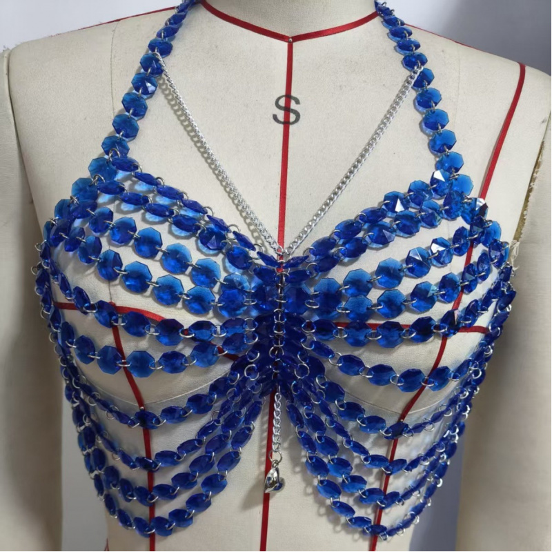 Kadın Vücut Göğüs Zinciri Moda - Body Jewelry Vest incelemesi ve fiyatı
