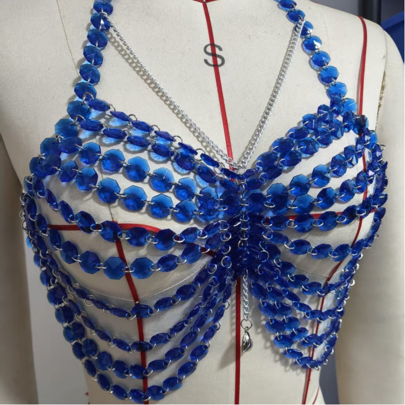 Kadın Vücut Göğüs Zinciri Moda - Body Jewelry Vest incelemesi ve fiyatı