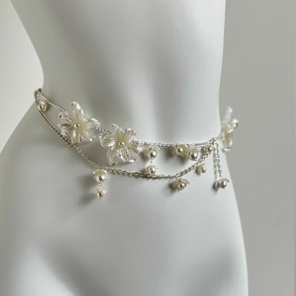 Moda Zarif İnci Bel Zincirleri - Body Jewelry Types incelemesi ve fiyatı