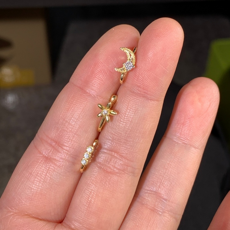 3 parçalı retro hafif lüks bur - Body Jewelry Nose incelemesi ve fiyatı