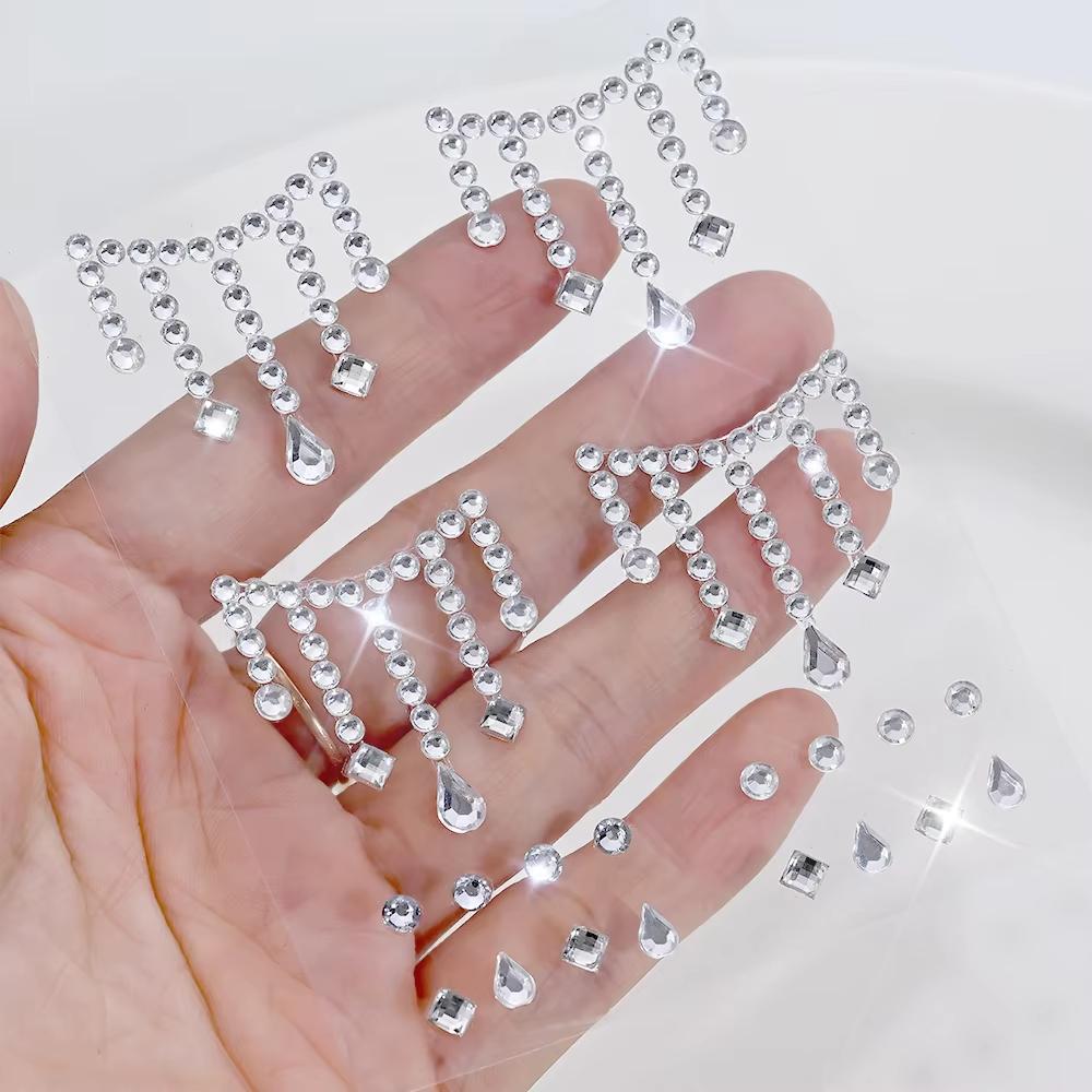 1/5 Yaprak Yüz Mücevherleri Çı - Body Jewelry Stickers incelemesi ve fiyatı